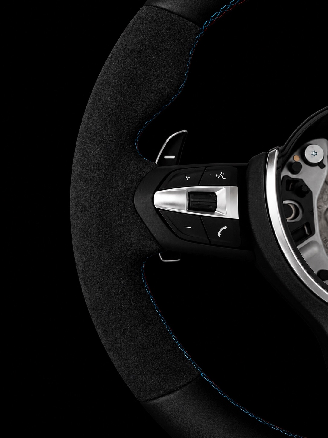 B*W F Serijos (M5,M6,M8......) Alcantara M Sport odinis vairas — nuotrauka 2